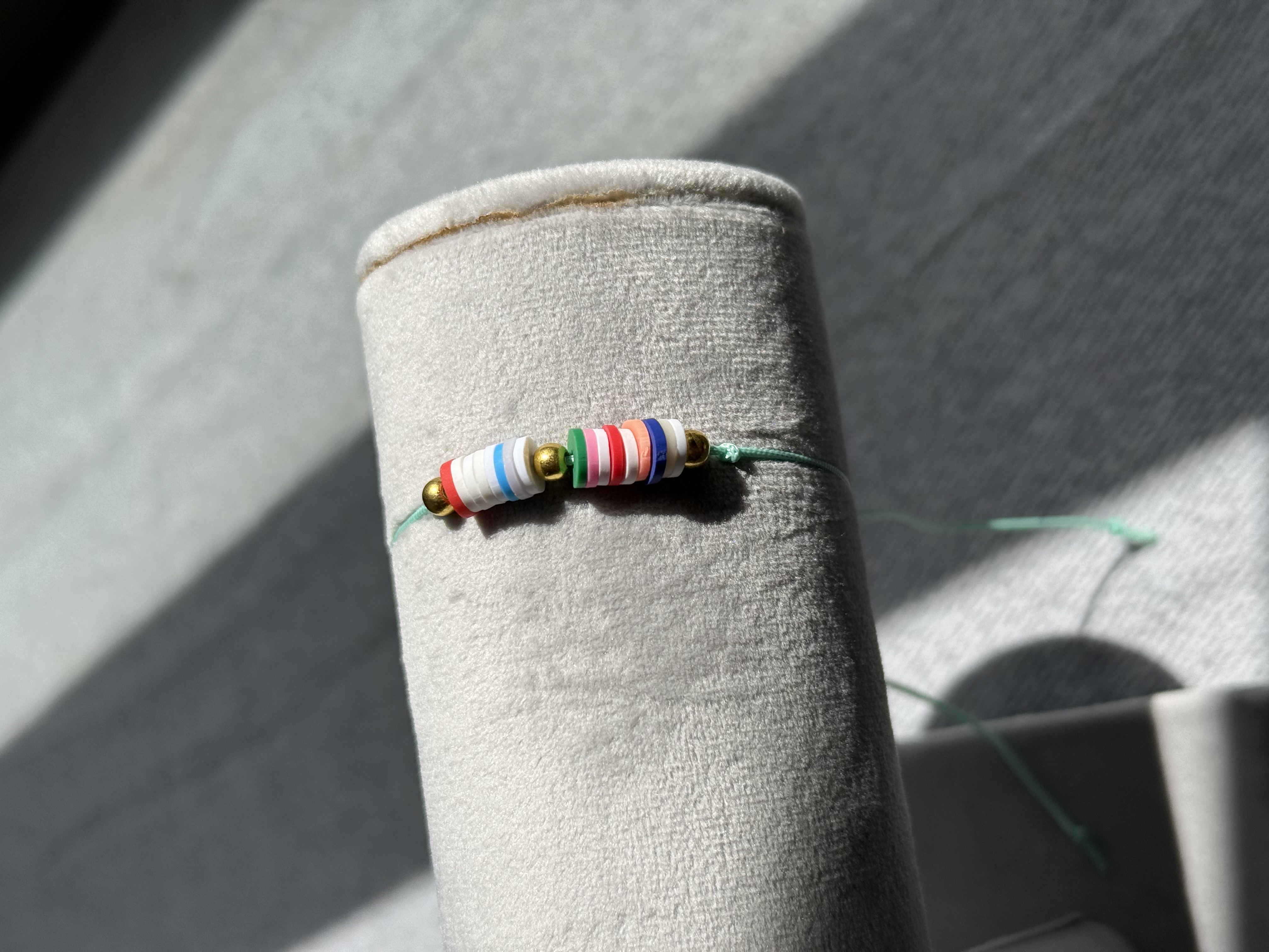 دستبند دستباف رنگی کد ۴۱